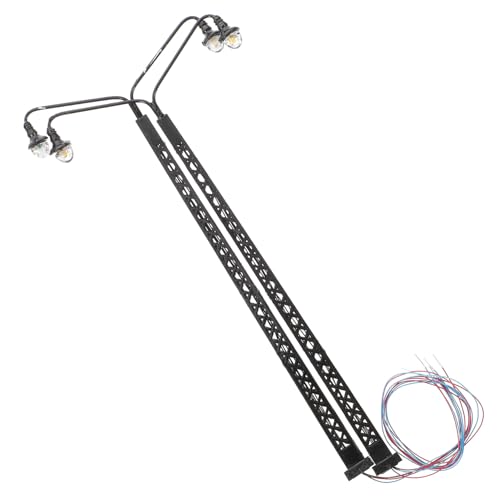 SOIMISS 2 Stück Maßstab Miniatur Zug Lampe mit Warmgelbem Licht Langlebig Dekorativ für Modellbahn Landschaftsbau DIY Szene Zubehör SOIMISS 2 Stück Maßstab Miniatur Zug Lampe mit Warmgelbem Licht Langlebig Dekorativ für Modellbahn Landschaftsbau DIY Szene Zubehör von SOIMISS