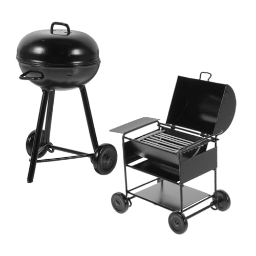 SOIMISS 2 Stück Miniatur BBQ Grill aus Schwarzem Realistische Puppenhaus Deko Tragbar und Vielseitig für Miniaturküche und Mobiles Spiel Detailgetreues Modell für Kreative Spielwelten SOIMISS 2 Stück Miniatur BBQ Grill aus Schwarzem Realistische Puppenhaus Deko Tragbar und Vielseitig für Miniaturküche und Mobiles Spiel Detailgetreues Modell für Kreative Spielwelten von SOIMISS