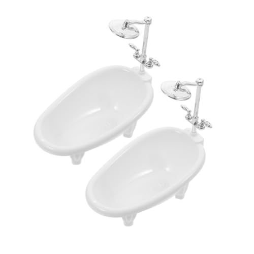SOIMISS 2 Stück Miniatur Badewanne für Puppen Niedliches Puppenhaus Badmöbel für Kreatives Spiel und Zubehör für Puppenhaus Dekoration Fördert Fantasie und Interaktion SOIMISS 2 Stück Miniatur Badewanne für Puppen Niedliches Puppenhaus Badmöbel für Kreatives Spiel und Zubehör für Puppenhaus Dekoration Fördert Fantasie und Interaktion von SOIMISS