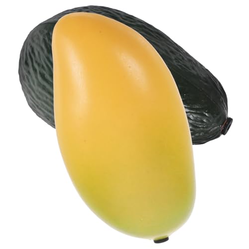 SOIMISS 2 Stück Orff Musikinstrument Fruit Shaker in Avocado und Mangoform Robustes Kunststoffspielzeug für Rhythmusfördernd Sensorisch Stimulierend für Musikunterricht und Motorische SOIMISS 2 Stück Orff Musikinstrument Fruit Shaker in Avocado und Mangoform Robustes Kunststoffspielzeug für Rhythmusfördernd Sensorisch Stimulierend für Musikunterricht und Motorische von SOIMISS