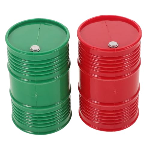 SOIMISS 2 Stück Rc Auto Simulation Ölfass Rot Grün Kunststoff Realistischer Kletterfahrzeug Kraftstofftank Zubehör für Scale Crawler Modelle SOIMISS 2 Stück Rc Auto Simulation Ölfass Rot Grün Kunststoff Realistischer Kletterfahrzeug Kraftstofftank Zubehör für Scale Crawler Modelle von SOIMISS
