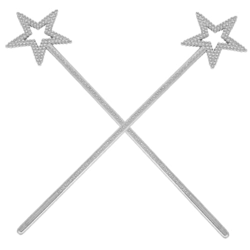 SOIMISS 2 Stück Stern für Silberne Feenstäbe Cosplay Leicht Sicher für Halloween Karneval Geburtstag und Fantasievolles Rollenspiel SOIMISS 2 Stück Stern für Silberne Feenstäbe Cosplay Leicht Sicher für Halloween Karneval Geburtstag und Fantasievolles Rollenspiel von SOIMISS