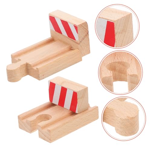 SOIMISS 2 Stück Teiliges Holz Zug Stoppschienen Natürliche Holzschienen Sicheres Kinderspielzeug für DIY Holzeisenbahn Fördert Kreativität und Eltern Junge Mädchen Interaktion SOIMISS 2 Stück Teiliges Holz Zug Stoppschienen Natürliche Holzschienen Sicheres Kinderspielzeug für DIY Holzeisenbahn Fördert Kreativität und Eltern Junge Mädchen Interaktion von SOIMISS