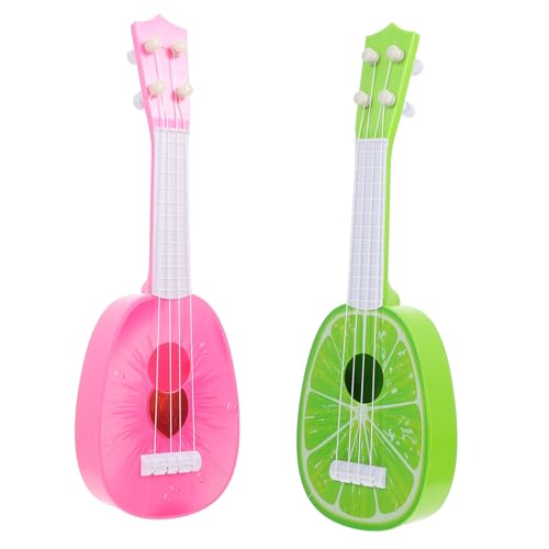 SOIMISS 2 Stück Teiliges Mini Ukulele für Frühes Lernspielzeug aus Sicherem Kunststoff Nachbildung Gitarre für Musikalische Früherziehung von Jungen und Mädchen SOIMISS 2 Stück Teiliges Mini Ukulele für Frühes Lernspielzeug aus Sicherem Kunststoff Nachbildung Gitarre für Musikalische Früherziehung von Jungen und Mädchen von SOIMISS