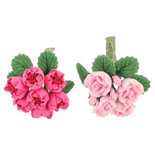 SOIMISS 2 Stück Teiliges Miniatur Puppenhaus Blumen Robustem Harz Naturgetreue Kleine Blumendekoration Vielseitig für DIY Mikro-landschaften für Miniaturhäuser und Kreative Spielszenen SOIMISS 2 Stück Teiliges Miniatur Puppenhaus Blumen Robustem Harz Naturgetreue Kleine Blumendekoration Vielseitig für DIY Mikro-landschaften für Miniaturhäuser und Kreative Spielszenen von SOIMISS