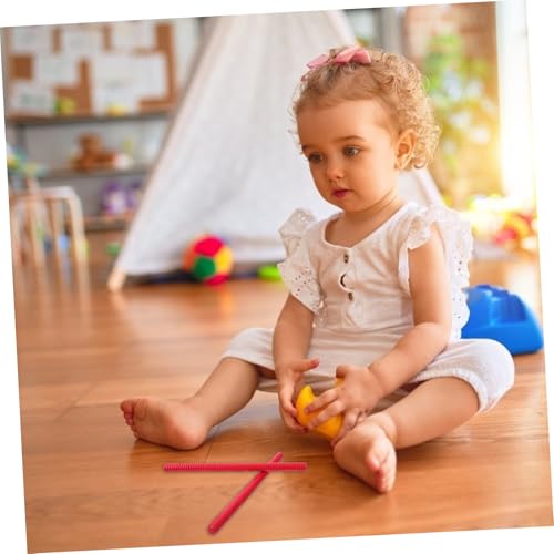 SOIMISS 2 Stück Teiliges Percussion Rhythm Sticks aus Natürlichem Hartholz Rote Orff musikinstrumente für Frühe Musikerziehung Einfache Rhythmusübungen Geeignet für Anfänger und SOIMISS 2 Stück Teiliges Percussion Rhythm Sticks aus Natürlichem Hartholz Rote Orff musikinstrumente für Frühe Musikerziehung Einfache Rhythmusübungen Geeignet für Anfänger und von SOIMISS