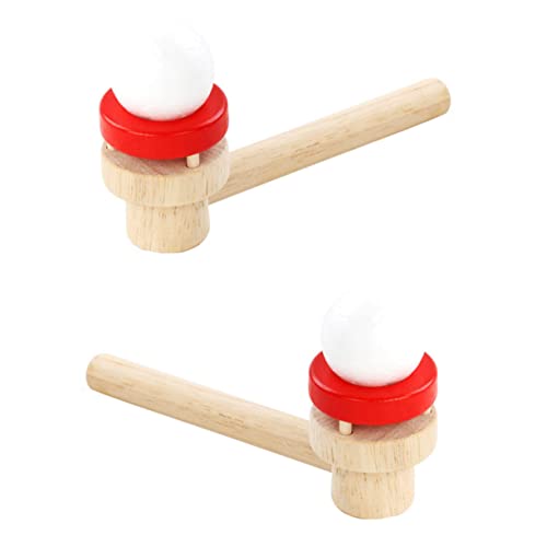 SOIMISS 2 Stück Teiliges Schwebendes Luftblas Holz Bunte Pustebälle für Interaktives Atemtrainingsspiel Geeignet für Drinnen und Draußen Geschenk für Jungen und Mädchen Partyspaß SOIMISS 2 Stück Teiliges Schwebendes Luftblas Holz Bunte Pustebälle für Interaktives Atemtrainingsspiel Geeignet für Drinnen und Draußen Geschenk für Jungen und Mädchen Partyspaß von SOIMISS