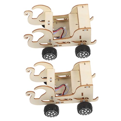 SOIMISS 2 Stück Teiliges Stem für DIY Holzmodell Auto mit Effizientem Schallsensor Wissenschaftliches Lernspielzeug zum Zusammenbauen Mechanisches und Elektronisches Experiment für Jungen SOIMISS 2 Stück Teiliges Stem für DIY Holzmodell Auto mit Effizientem Schallsensor Wissenschaftliches Lernspielzeug zum Zusammenbauen Mechanisches und Elektronisches Experiment für Jungen von SOIMISS