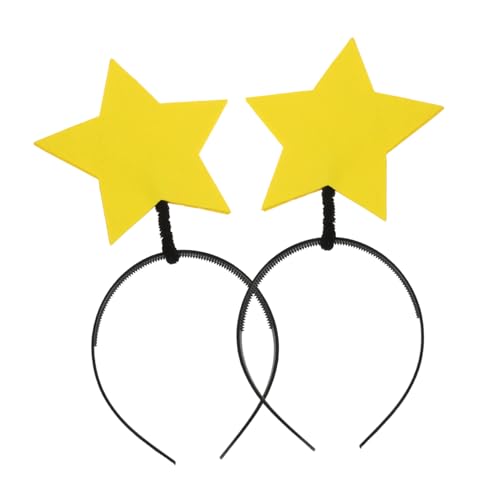 SOIMISS 2 Stück Teiliges Stern Haarband Superleichtes Bequemer Party Haarreif für Frauen Modischer Stern Kopfschmuck für Rave Festival Club und Kostüm SOIMISS 2 Stück Teiliges Stern Haarband Superleichtes Bequemer Party Haarreif für Frauen Modischer Stern Kopfschmuck für Rave Festival Club und Kostüm von SOIMISS