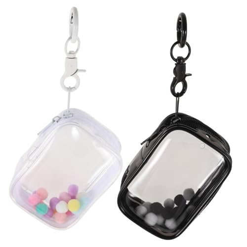SOIMISS 2 Stück Teiliges Transparentes PVC Sammel Display Etui mit Schlüsselanhänger und Pompom Staubdicht Robust zur Aufbewahrung Kleiner Figuren Schmuck und Modellbau Klar SOIMISS 2 Stück Teiliges Transparentes PVC Sammel Display Etui mit Schlüsselanhänger und Pompom Staubdicht Robust zur Aufbewahrung Kleiner Figuren Schmuck und Modellbau Klar von SOIMISS