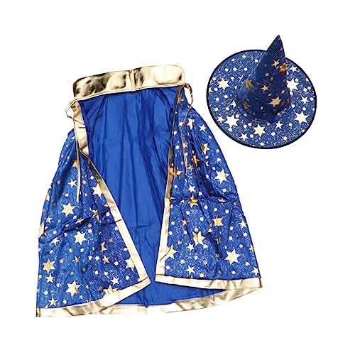 SOIMISS 2 Teiliges Set Halloween Kostüme Hexen Umhang Mit Hut Für Jungen Und ädchen Zauberer Kostü Für Halloween Feiern Und Verkleidungspartys SOIMISS 2 Teiliges Set Halloween Kostüme Hexen Umhang Mit Hut Für Jungen Und ädchen Zauberer Kostü Für Halloween Feiern Und Verkleidungspartys von SOIMISS