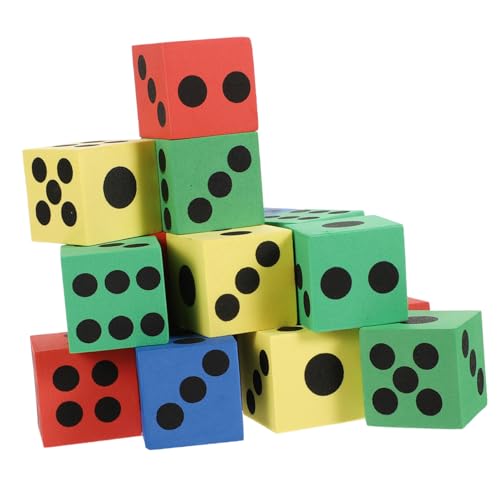 SOIMISS 20 Stück Teiliges Eva Schaumstoff Würfel Bunte Spielwürfel für Vielseitig für Matheunterricht Partyspiele und Lernförderung Robuste Farben Angenehme Haptik für Zufällige Farbe SOIMISS 20 Stück Teiliges Eva Schaumstoff Würfel Bunte Spielwürfel für Vielseitig für Matheunterricht Partyspiele und Lernförderung Robuste Farben Angenehme Haptik für Zufällige Farbe von SOIMISS