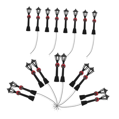 SOIMISS 20 Stück Teiliges LED Straßenlaternen mit Blumengirlande Realistische Miniatur Straßenlampen für Mikro Landschaften DIY Modellbau Einfache Installation Lebensechte Beleuchtung für SOIMISS 20 Stück Teiliges LED Straßenlaternen mit Blumengirlande Realistische Miniatur Straßenlampen für Mikro Landschaften DIY Modellbau Einfache Installation Lebensechte Beleuchtung für von SOIMISS