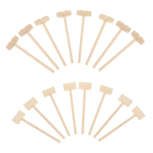 SOIMISS 20 Stück Teiliges Mini Holzhammer Holzspielzeug Montessori Lernspielzeug zur Feinmotorischer Fähigkeiten Vielseitig als Lotteriehammer für Jungen und Mädchen SOIMISS 20 Stück Teiliges Mini Holzhammer Holzspielzeug Montessori Lernspielzeug zur Feinmotorischer Fähigkeiten Vielseitig als Lotteriehammer für Jungen und Mädchen von SOIMISS