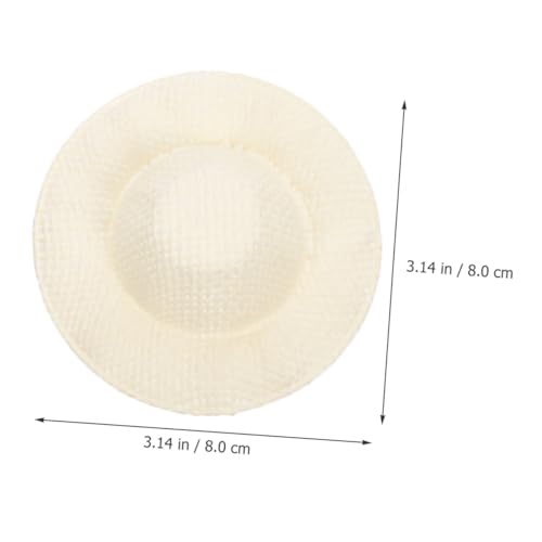 SOIMISS 20 Stück Teiliges Mini Strohhut Gewebtem Kleine Puppenhüte für DIY Bastelprojekte Haarschmuck und Miniaturdekorationen Naturfarbene Mützen für Handwerk und Geschenkideen SOIMISS 20 Stück Teiliges Mini Strohhut Gewebtem Kleine Puppenhüte für DIY Bastelprojekte Haarschmuck und Miniaturdekorationen Naturfarbene Mützen für Handwerk und Geschenkideen von SOIMISS