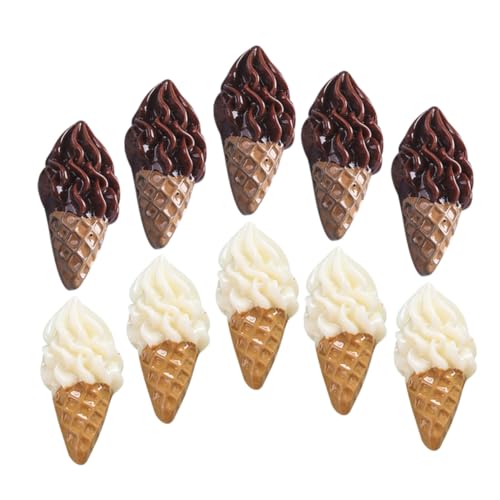 SOIMISS 20 Stück Teiliges Miniatur Eiscreme Resin Dekorationsset Realistisches DIY Zubehör für Puppenhaus Mini Dessert Charms Kreative Foto Requisiten Zweifarbig Je SOIMISS 20 Stück Teiliges Miniatur Eiscreme Resin Dekorationsset Realistisches DIY Zubehör für Puppenhaus Mini Dessert Charms Kreative Foto Requisiten Zweifarbig Je von SOIMISS