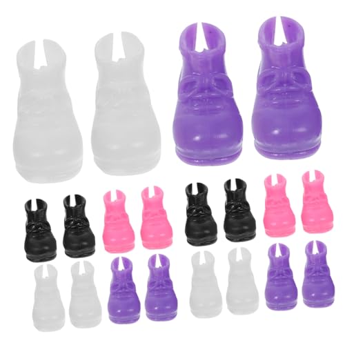 SOIMISS 20 Stück Teiliges Puppenschuh Robustem Kunststoff Miniatur Flache Schuhe in Vielseitig für Puppenhaus zubehör und Dekorative Miniaturschuh deko SOIMISS 20 Stück Teiliges Puppenschuh Robustem Kunststoff Miniatur Flache Schuhe in Vielseitig für Puppenhaus zubehör und Dekorative Miniaturschuh deko von SOIMISS