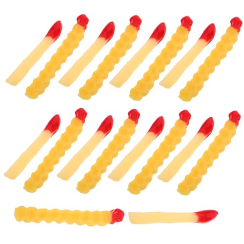 SOIMISS 20 Stück Teiliges Realistisch Strukturierter Pommes Frites aus Sicherem PVC Langlebige Künstliche Fast Food Deko für Kinderküche Restaurant Darstellung und Fotografie SOIMISS 20 Stück Teiliges Realistisch Strukturierter Pommes Frites aus Sicherem PVC Langlebige Künstliche Fast Food Deko für Kinderküche Restaurant Darstellung und Fotografie von SOIMISS