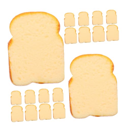 SOIMISS 20 Stück Teiliges Realistische Brotscheiben Modell Künstliches Toastbrot für Dekoration Fotografie Requisiten Puppenhaus Zubehör Vielseitige Deko für Küche Party und Kreative SOIMISS 20 Stück Teiliges Realistische Brotscheiben Modell Künstliches Toastbrot für Dekoration Fotografie Requisiten Puppenhaus Zubehör Vielseitige Deko für Küche Party und Kreative von SOIMISS