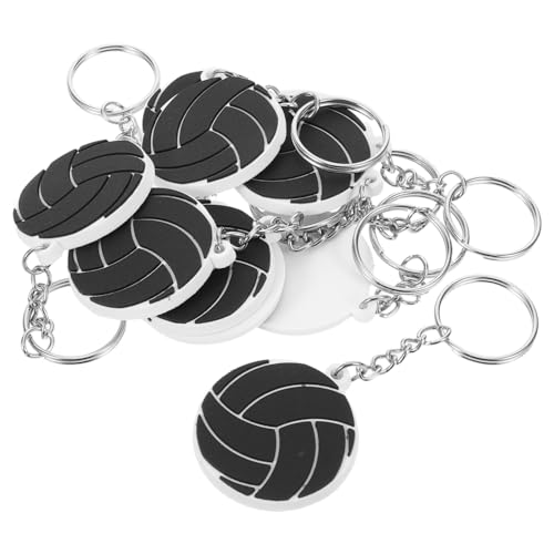 SOIMISS 20 Stück Volleyball-schlüsselanhänger Volleyball-partydekorationen -schlüsselkette Hängende Verzierung Handtasche Tasche Anhänger Metall Schwarz SOIMISS 20 Stück Volleyball-schlüsselanhänger Volleyball-partydekorationen -schlüsselkette Hängende Verzierung Handtasche Tasche Anhänger Metall Schwarz von SOIMISS