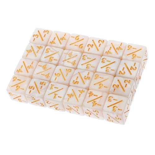 SOIMISS 24 Stück Teiliges Acryl Würfel mit Plus Minus Symbolen Token Dice für Kartenspiele und Tischspiele Lernspielzeug für Langlebig und Vielseitig Einsetzbar SOIMISS 24 Stück Teiliges Acryl Würfel mit Plus Minus Symbolen Token Dice für Kartenspiele und Tischspiele Lernspielzeug für Langlebig und Vielseitig Einsetzbar von SOIMISS