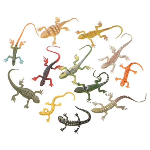 SOIMISS 24 Stück Teiliges Realistische Echsen Figuren Bunte Reptilien Modelle Pädagogisch Vielseitig als Partydeko Halloween Trickspielzeug für Naturinteresse SOIMISS 24 Stück Teiliges Realistische Echsen Figuren Bunte Reptilien Modelle Pädagogisch Vielseitig als Partydeko Halloween Trickspielzeug für Naturinteresse von SOIMISS