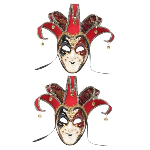 SOIMISS 2St Maskerade-Gesichtsabdeckung Maskarade maskerade maske herren Maskerade-Maske für Frauen Retro-Maske Halloween-Maskerade Venezianische Vollgesichtsmaske Kostüm Vollgesichtsmaske von SOIMISS