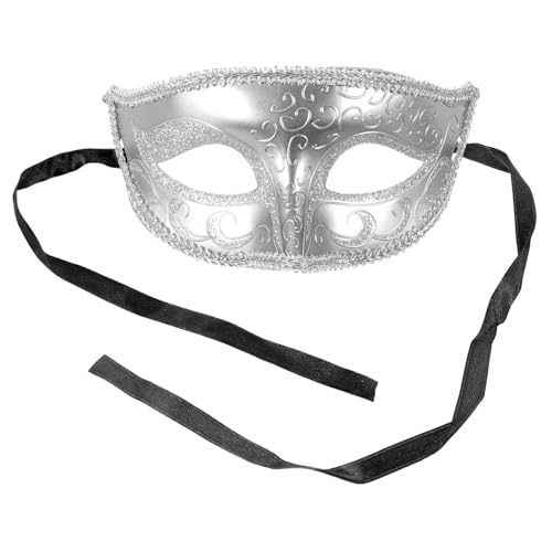 SOIMISS 2St halb maskieren Retro-Maskerade Abschlussball-Frauen-Masken männliche Maskerade Kostüm Maske halloween masken halloweenmaske Festliche Frauenmaske Halloween-Kostümzubehör Metall von SOIMISS