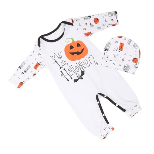 SOIMISS 3 Sätze Halloween-Spielanzug halloween outfit halloween costume babytragen kostüm kleinkind Outfits für Babymädchen schöne kleidung zur Babyparty Baumwolle von SOIMISS