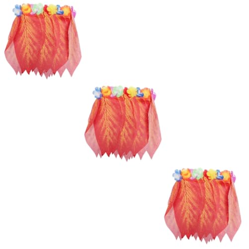 SOIMISS 3 Stück Simulationsblatt Rock Tropischer Gras Rock Blatt Hula Rock Hawaiianischer Hula Rock Hawaiianische Kostüme Für Frauen Künstlicher Baumrock Hawaiianische Kleider Für von SOIMISS