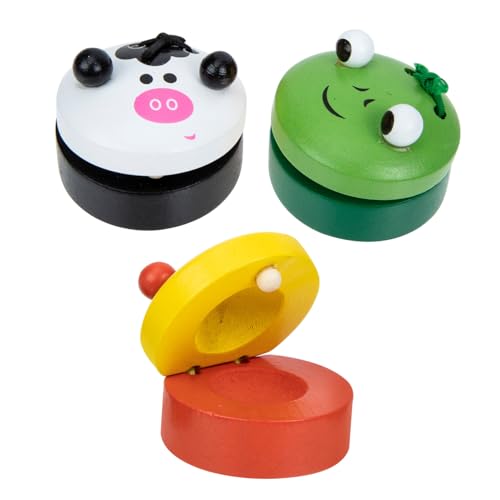 SOIMISS 3 Stück Teiliges Holz Percussion Bunte Orff Instrumente für Ab Jahren Montessori Musikspielzeug zur Frühkindlichen von Hand Auge Koordination und Hörvermögen SOIMISS 3 Stück Teiliges Holz Percussion Bunte Orff Instrumente für Ab Jahren Montessori Musikspielzeug zur Frühkindlichen von Hand Auge Koordination und Hörvermögen von SOIMISS