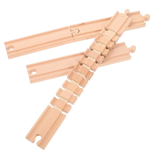 SOIMISS 3 Stück Teiliges Holzschienen für Zug Schienen Zubehör aus Buchenholz Geraden Gleisen Kompatibel mit Holz Eisenbahn Pädagogisches Bauspielzeug für Jungen und Mädchen SOIMISS 3 Stück Teiliges Holzschienen für Zug Schienen Zubehör aus Buchenholz Geraden Gleisen Kompatibel mit Holz Eisenbahn Pädagogisches Bauspielzeug für Jungen und Mädchen von SOIMISS