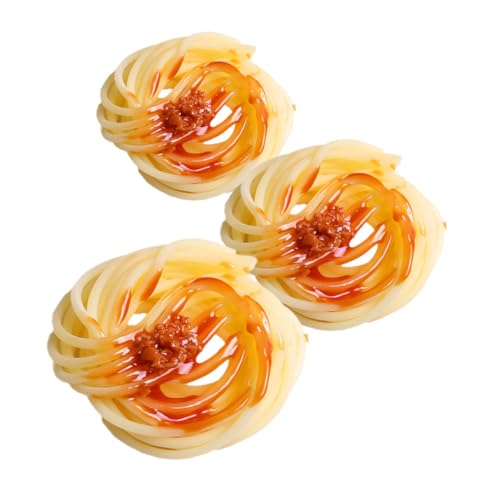 SOIMISS 3 Stück Teiliges Realistisches Spaghetti Modell mit Sauce aus Sicherem Kunststoff Kinderfreundliches Vielseitige Food deko für Restaurant Party und Fotografie Langlebige SOIMISS 3 Stück Teiliges Realistisches Spaghetti Modell mit Sauce aus Sicherem Kunststoff Kinderfreundliches Vielseitige Food deko für Restaurant Party und Fotografie Langlebige von SOIMISS