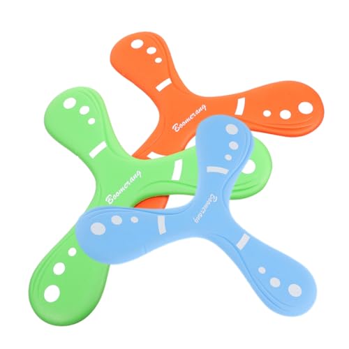 SOIMISS 3 Stück Teiliges Sanftes Boomerang Einfach zu Werfen und Zurückkehrend Bunte Flugscheiben für Garten Strand und Familienspaß SOIMISS 3 Stück Teiliges Sanftes Boomerang Einfach zu Werfen und Zurückkehrend Bunte Flugscheiben für Garten Strand und Familienspaß von SOIMISS