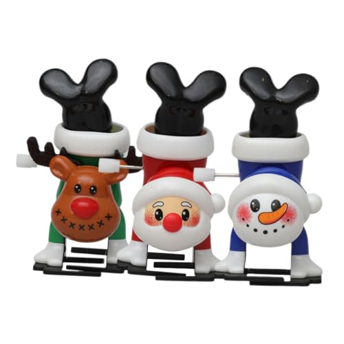 SOIMISS 3 Stück Teiliges Weihnachts Wind Up Niedliche Cartoon Designs mit Rentier Weihnachtsmann und Schneemann Mechanische Figuren für Weihnachtsfeiern und Festliche Dekoration SOIMISS 3 Stück Teiliges Weihnachts Wind Up Niedliche Cartoon Designs mit Rentier Weihnachtsmann und Schneemann Mechanische Figuren für Weihnachtsfeiern und Festliche Dekoration von SOIMISS