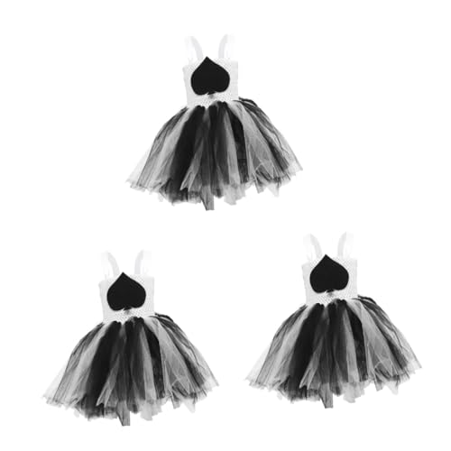 SOIMISS 3 Teiliges Ballkleid Für Kinder Mädchenkleid Mädchenkleid Kinder Tutu Kleid Outfits Für Mädchen Mädchen Kleider Kostüm Für Kinder Mädchen Outfit Abschlussball Smoking von SOIMISS