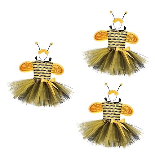 SOIMISS 3st Rock Für Mädchen Schickes Kleinkinderkleid -tutu-rock Mädchen Verkleiden Sich Mädchenkleidung Tierisches Kostüm-outfit Bienenkostüm Kinder Kleidung Outfits Für Mädchen von SOIMISS