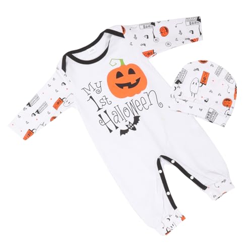 SOIMISS 4 Sets Halloween Strampler Halloween Strampler Halloween Kürbis Anzug Babykostüm Kleinkind Halloween Kürbis Kleidung Kürbis Halloween Kostüm Kleinkind Mädchen von SOIMISS