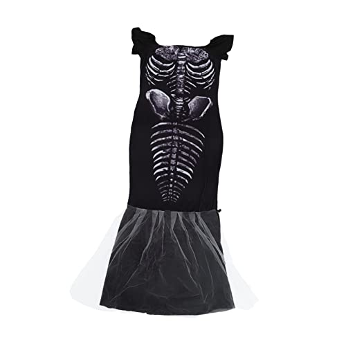 SOIMISS 4 Stück Halloween-Hexenkostüm Party Meerjungfrauenkostüm für Mädchen halloween costume halloween kleidung Mädchenkleider Halloween-Kostüm für Frauen Bedrucktes Halloween-Kleid von SOIMISS