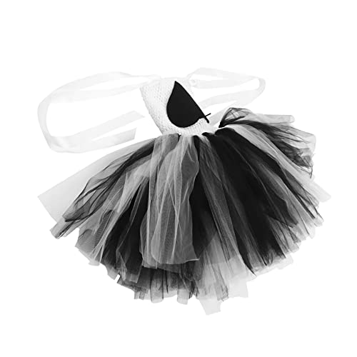 SOIMISS 4 Stück Kinder Mädchen Outfits Mädchen Kleid Ballkleid Ballkleid Mädchen Tutu Trikot Kleinkind Ballkleid Mädchen Kleid Maskerade Kleid Ballkleid Kleider Nylon Mesh Schwarz von SOIMISS