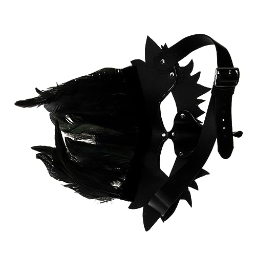 SOIMISS 4 Stück Punk Schnabelmaske Dekorative Maske Goth Outfits Festival Damenmaske Halloween Requisiten Halloween Masken Venezianische Masken Maskerade Masken Requisite Maske von SOIMISS