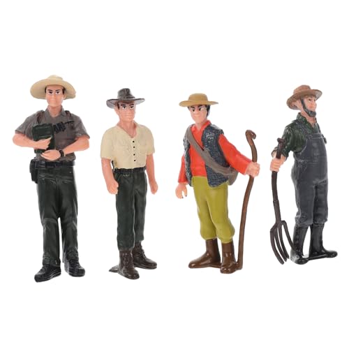 SOIMISS 4 Stück Realistische Farmarbeiter Figuren Teilig aus Langlebigem Material Detailgetreue Miniatur Bauernhof Menschen Modelle Dekorative Spielfiguren für Mikrolandschaften SOIMISS 4 Stück Realistische Farmarbeiter Figuren Teilig aus Langlebigem Material Detailgetreue Miniatur Bauernhof Menschen Modelle Dekorative Spielfiguren für Mikrolandschaften von SOIMISS