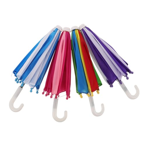SOIMISS 4 Stück Teiliges Miniatur Puppenregenschirme Farbenfroh Leicht Detailreich Realistisch für Puppenhaus Zubehör SOIMISS 4 Stück Teiliges Miniatur Puppenregenschirme Farbenfroh Leicht Detailreich Realistisch für Puppenhaus Zubehör von SOIMISS