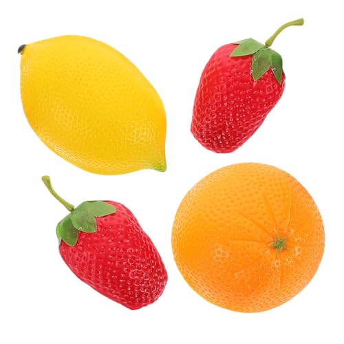 SOIMISS 4 Stück Teiliges Percussion Fruit Shaker für Realistisches Obst Design Leichtes Robustes Rhythmusinstrument und Koordinationsfähigkeiten Bunte Maracas Spielzeuge SOIMISS 4 Stück Teiliges Percussion Fruit Shaker für Realistisches Obst Design Leichtes Robustes Rhythmusinstrument und Koordinationsfähigkeiten Bunte Maracas Spielzeuge von SOIMISS