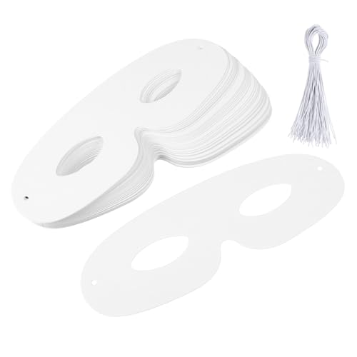 SOIMISS 40 Sätze Diy-maske Personalisiert Für Lustige Maske Einfache Masken Zum Dekorieren Masken Basteln Leer Zum Bemalen Lackierbar Realistisch Voll Unbemaltte Maske Damen Papier Weiß SOIMISS 40 Sätze Diy-maske Personalisiert Für Lustige Maske Einfache Masken Zum Dekorieren Masken Basteln Leer Zum Bemalen Lackierbar Realistisch Voll Unbemaltte Maske Damen Papier Weiß von SOIMISS