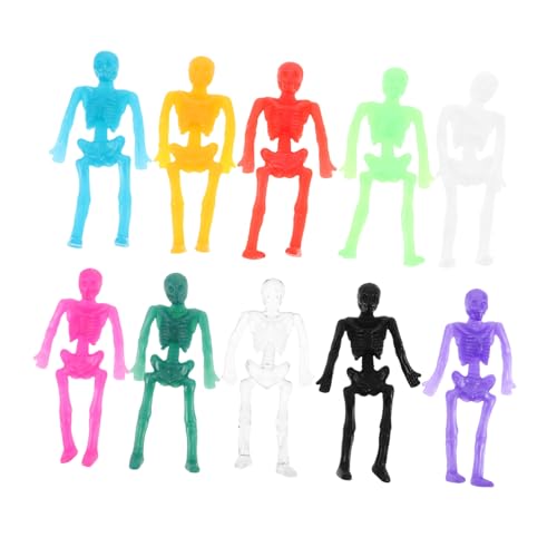 SOIMISS 40 Stück Halloween Klebe-Skelett aus Weichem TPR Gummi Elastisch und Dehnbar für Kinderpranks Partybeutel Füller Schulpreise Farben Je SOIMISS 40 Stück Halloween Klebe-Skelett aus Weichem TPR Gummi Elastisch und Dehnbar für Kinderpranks Partybeutel Füller Schulpreise Farben Je von SOIMISS