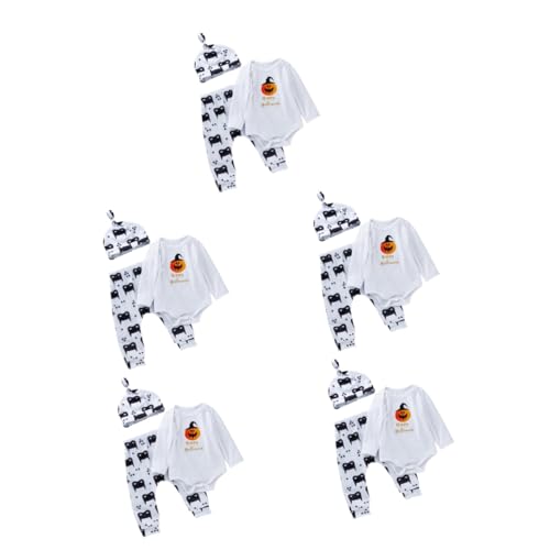 SOIMISS 5 Sets Halloween Strampler Kürbis Halloween Kostüm Kleinkind Mädchen Outfit Festival Outfit Outfits Für Babys Jungen Sommer Outfits Für Babys Babykleidung Outfit Für von SOIMISS