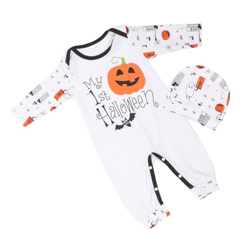 SOIMISS 5 Sets Halloween Strampler Outfits Für Neugeborene Jungen Babykostüm Lustiges Festival Outfit Babykostüm Kleinkind Halloween Kürbis Anzug Neugeborenen Jungen Outfit von SOIMISS