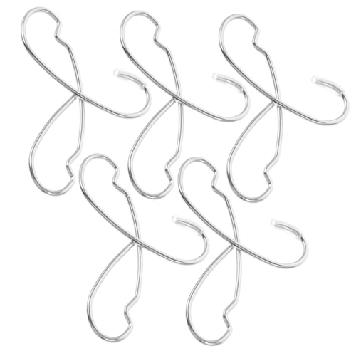SOIMISS 5 Stück Mini Kleiderbügel für Puppenkleidung Stabile Metallbügel Silberfarbene Puppenbügel für Kleine Puppenhäuser Puppen Schonend für Stoffe und Einfach zu Handhaben SOIMISS 5 Stück Mini Kleiderbügel für Puppenkleidung Stabile Metallbügel Silberfarbene Puppenbügel für Kleine Puppenhäuser Puppen Schonend für Stoffe und Einfach zu Handhaben von SOIMISS