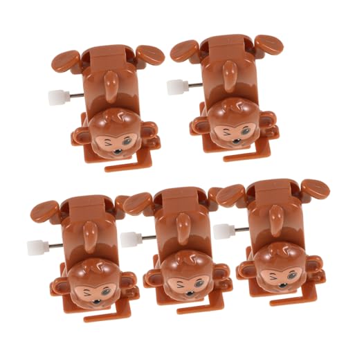 SOIMISS 5 Stück Teiliges Aufziehspielzeug für Kleinkinder Motorikförderndes Wind Up Monkey Toy Buntes Tiermodell zur Hand Auge Koordination Langlebig als Kinderparty Gastgeschenk und SOIMISS 5 Stück Teiliges Aufziehspielzeug für Kleinkinder Motorikförderndes Wind Up Monkey Toy Buntes Tiermodell zur Hand Auge Koordination Langlebig als Kinderparty Gastgeschenk und von SOIMISS